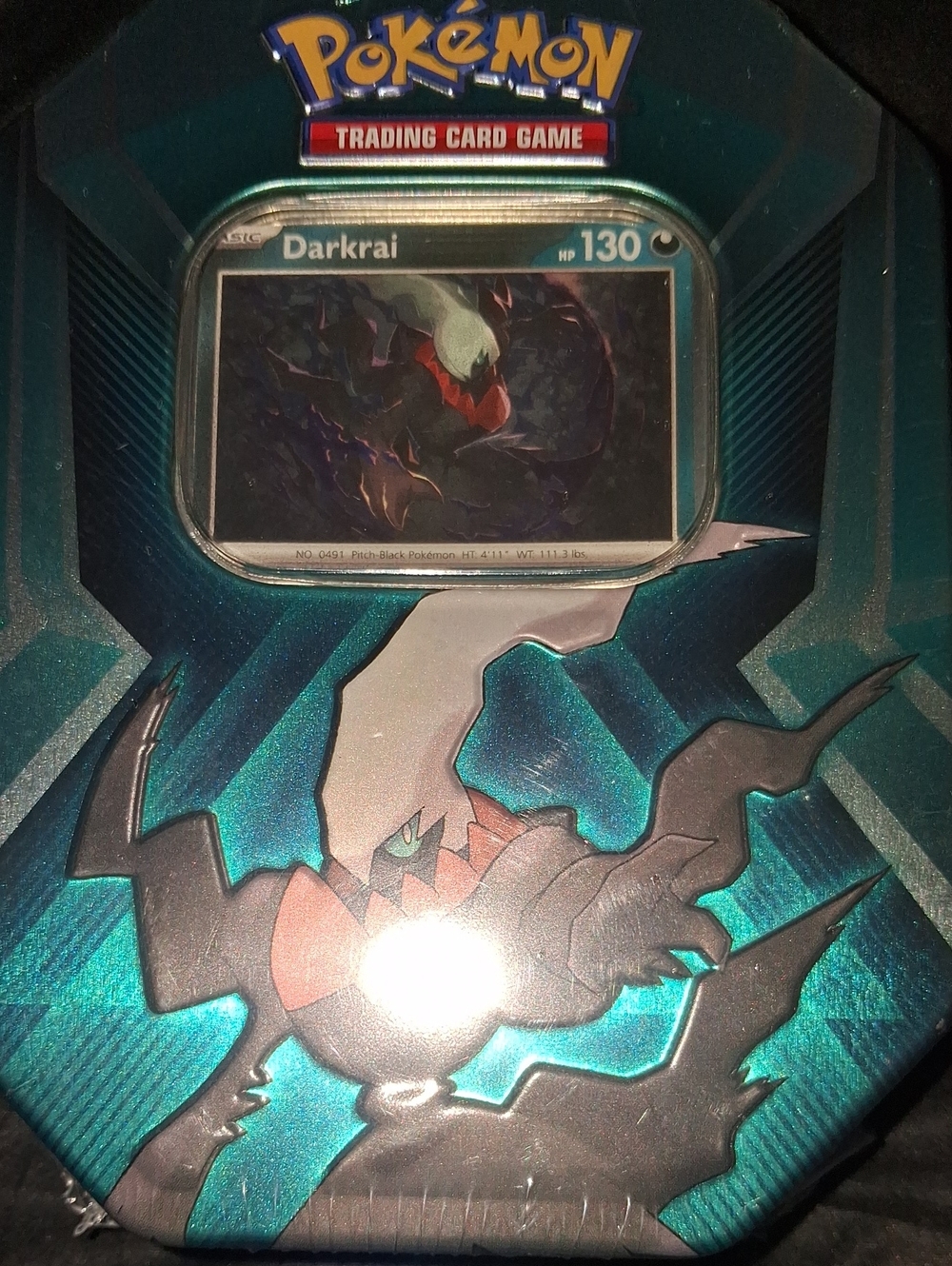 Darkrai Collectible Tin - Teal Blue